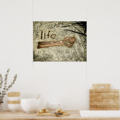 Leven : het zaad van het Poster voor het koelen (Keuken)