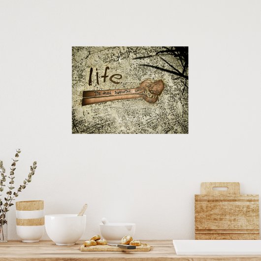 Leven : het zaad van het Poster voor het koelen (Keuken)