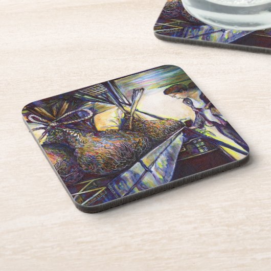 Leven Hurling Destiny Bier Onderzetter (Linkerzijde)