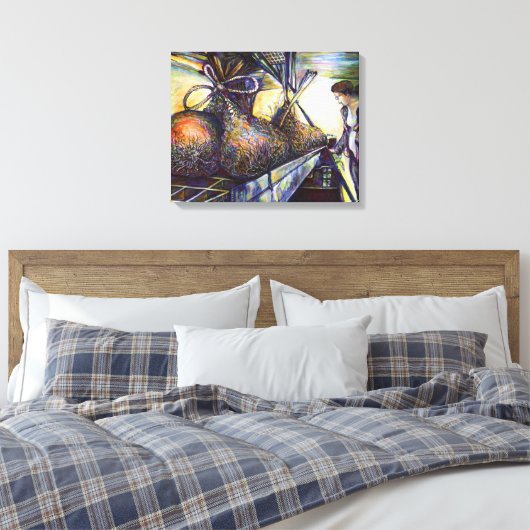 Leven Hurling Destiny Canvas Afdruk (Insitu (Slaapkamer))