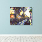 Leven Hurling Destiny Canvas Afdruk (Insitu (Houten vloer))