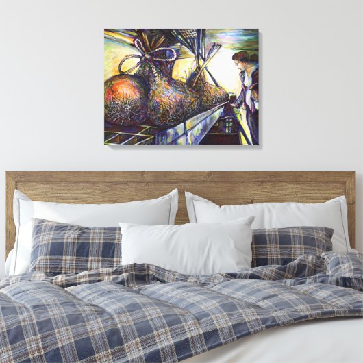 Leven Hurling Destiny Canvas Afdruk (Insitu (Slaapkamer))