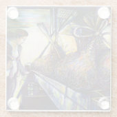 Leven Hurling Destiny Glazen Onderzetter (Achterkant)