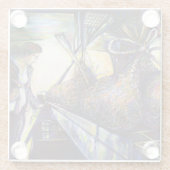 Leven Hurling Destiny Glazen Onderzetter (Achterkant)