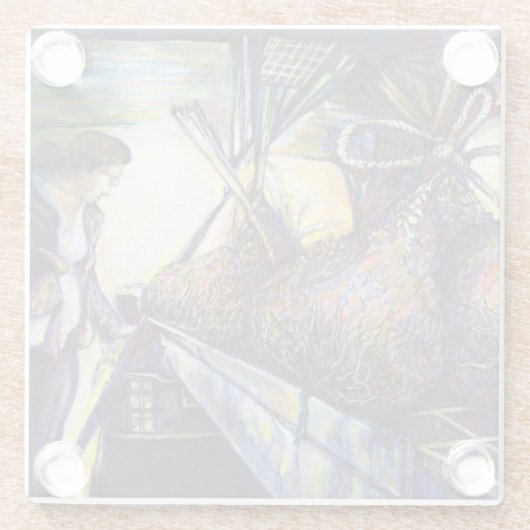 Leven Hurling Destiny Glazen Onderzetter (Achterkant)