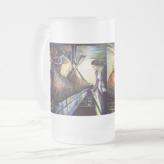 Leven Hurling Destiny Matglas Bierpul (Voorkant links)