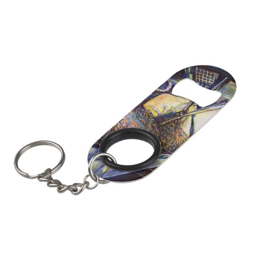 Leven Hurling Destiny Mini Flessenopener (Voorkant Gekanteld)