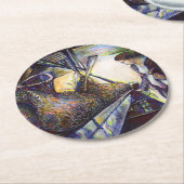 Leven Hurling Destiny Ronde Kartonnen Onderzetter (Gebogen)