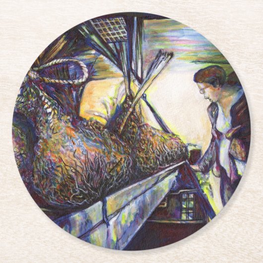 Leven Hurling Destiny Ronde Kartonnen Onderzetter (Voorkant)