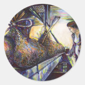 Leven Hurling Destiny Ronde Sticker (Voorkant)