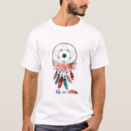 "Leven in Bloei – Bloemencirkelontwerp" T-shirt