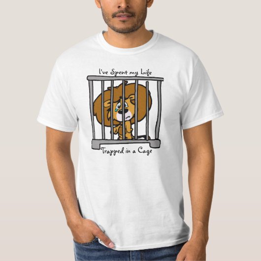 Leven in Cage T-shirt (Voorkant)