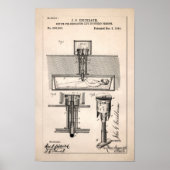 leven in Coffin Patent 1882 Poster (Voorkant)