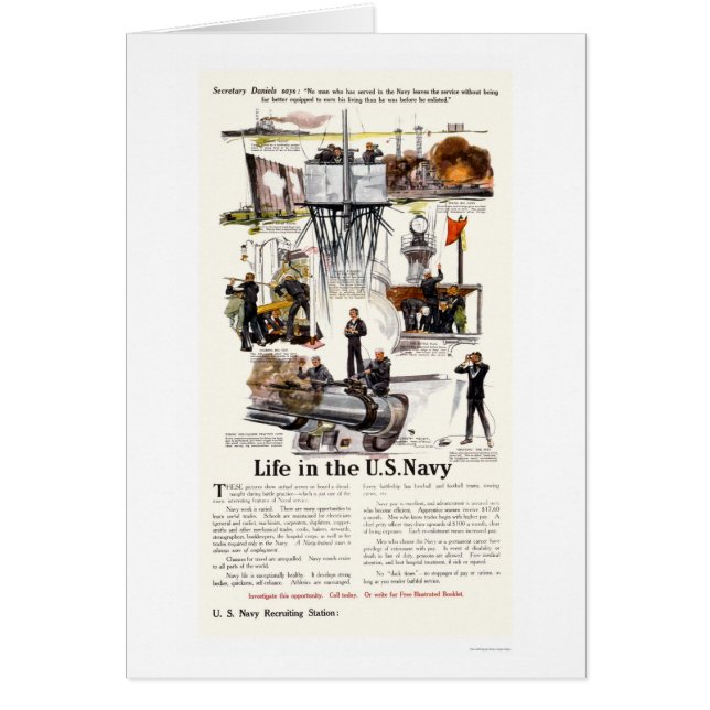 Leven in de Amerikaanse marine (Voorkant)