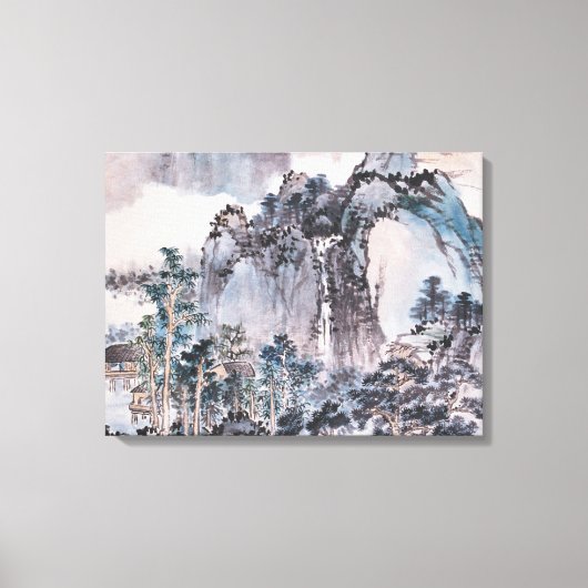 Leven in de bergen canvas afdruk (Voorkant)