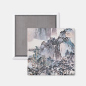 Leven in de bergen magneet (Voorkant / Achterkant)