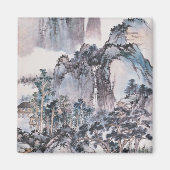 Leven in de bergen magneet (Voorkant)