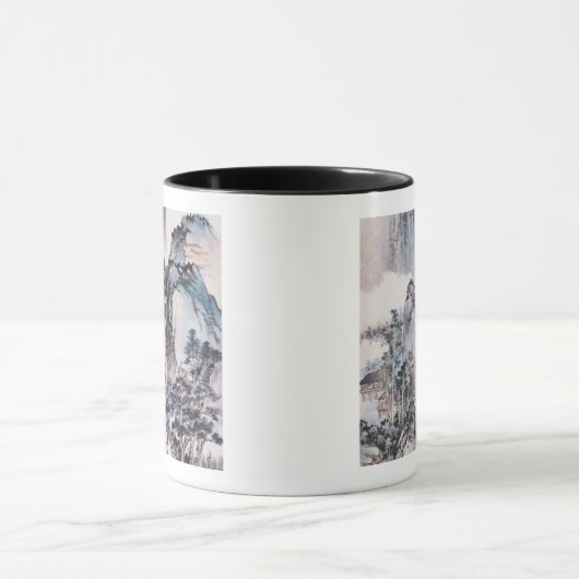 Leven in de bergen mok (Midden)