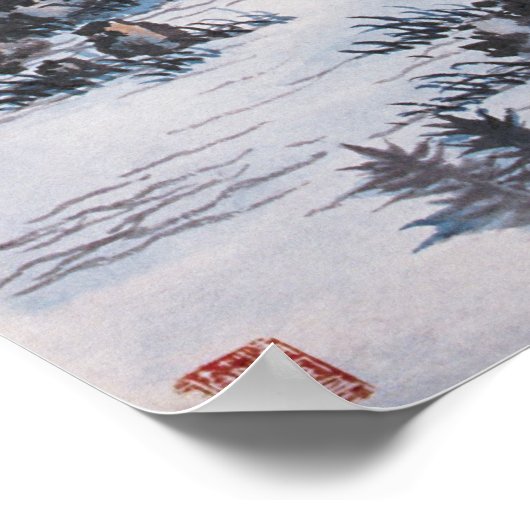 Leven in de bergen poster (Hoek)