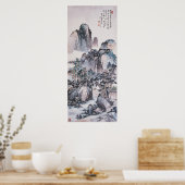 Leven in de bergen poster (Keuken)