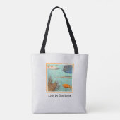 Leven in de Canvas tas van het rif (Achterkant)