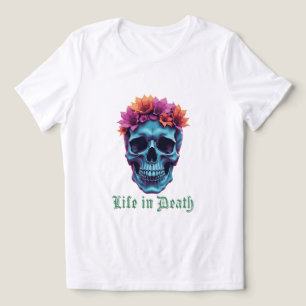 Leven in de dood, bloeien in het blauw Tri-Blend shirt