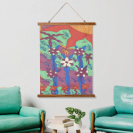 Leven in de Garden Boho Art Hangend Wandkleed