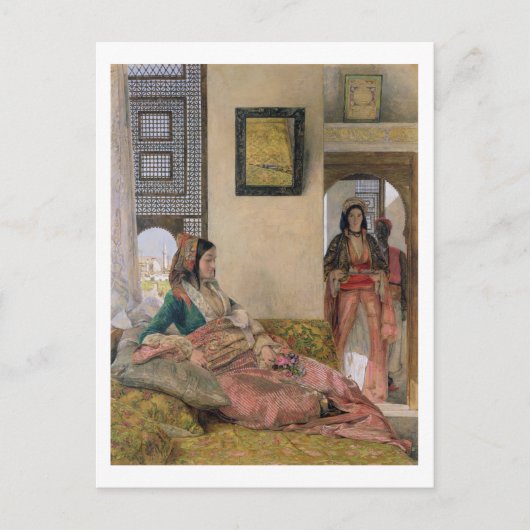 Leven in de harem, Caïro Briefkaart (Voorkant)