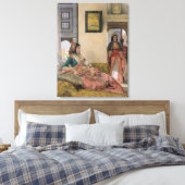 Leven in de harem, Caïro Canvas Afdruk (Insitu (Slaapkamer))