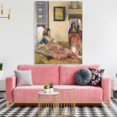 Leven in de harem, Caïro Canvas Afdruk (Insitu (Woonkamer))