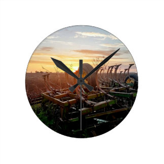 Leven in de hartklok ronde klok