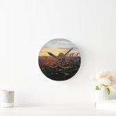 Leven in de hartklok ronde klok (Huis)