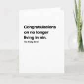 Leven in de Kaart van Sin Funny Wedding (Voorkant)