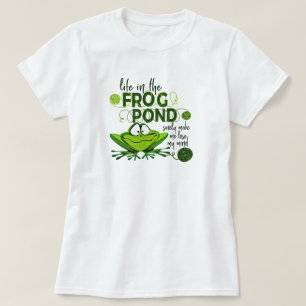 Leven in de kikker t-shirt