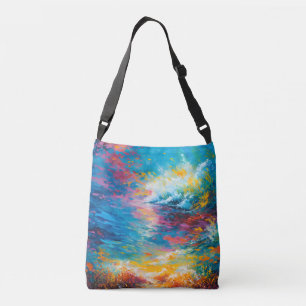 leven in de oceaan crossbody tas