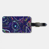 Leven in de ruimte bagagelabel (Achterkant horizontaal)