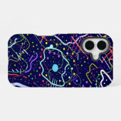 Leven in de ruimte iPhone 16 hoesje (Achterkant horizontaal)