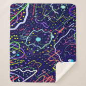 Leven in de ruimte sherpa deken (Voorkant)