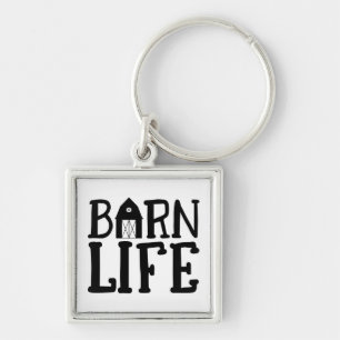 Leven in de Schuur Boerin Koe Paard Kip Mooie Bo Sleutelhanger