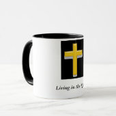 Leven in de Spirit Quote/Christelijke Cross-Mok Mok (Voorkant links)