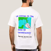 Leven in de SW FL-versie "Cone of uncertainty" T-shirt (Achterkant)