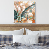 Leven in de toekomst canvas afdruk (Insitu (Slaapkamer))