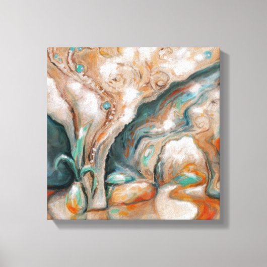 Leven in de toekomst canvas afdruk (Voorkant)