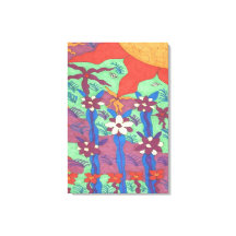 Leven in de Tuin Boho Art Canvasprint