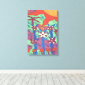 Leven in de Tuin Boho Art Canvasprint Canvas Afdruk (Insitu (Houten vloer))