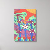 Leven in de Tuin Boho Art Canvasprint Canvas Afdruk (Voorkant)