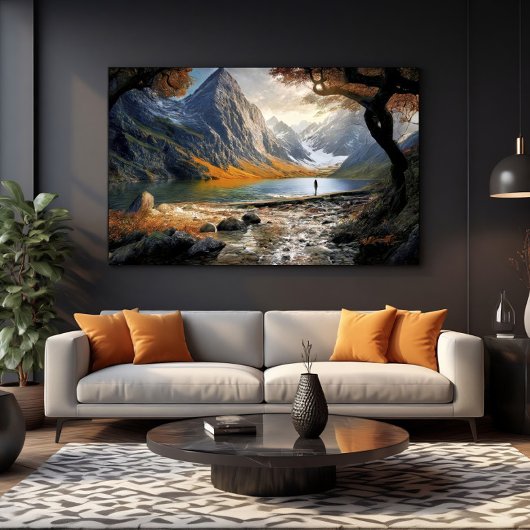 Leven in de Vallei van de Reuzen Canvas Afdruk