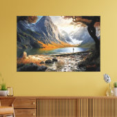 Leven in de Vallei van de Reuzen Canvas Afdruk (Insitu (Woonkamer))