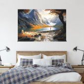 Leven in de Vallei van de Reuzen Canvas Afdruk (Insitu (Slaapkamer))