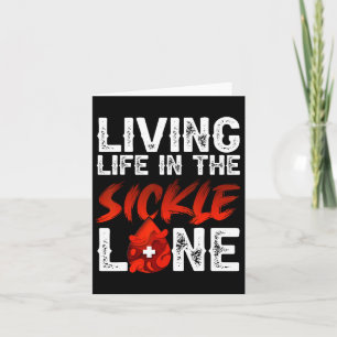 Leven in de ziekte van Sickle Lane Anemie SCD Kaart